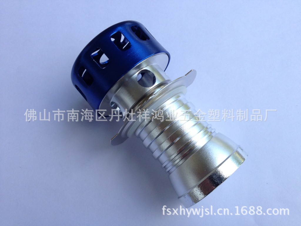 摩托车电动车二代立柱双珠LED前大灯塑料卡盘