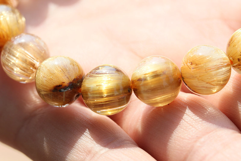 天然钛晶钛晶手链 仅此一条