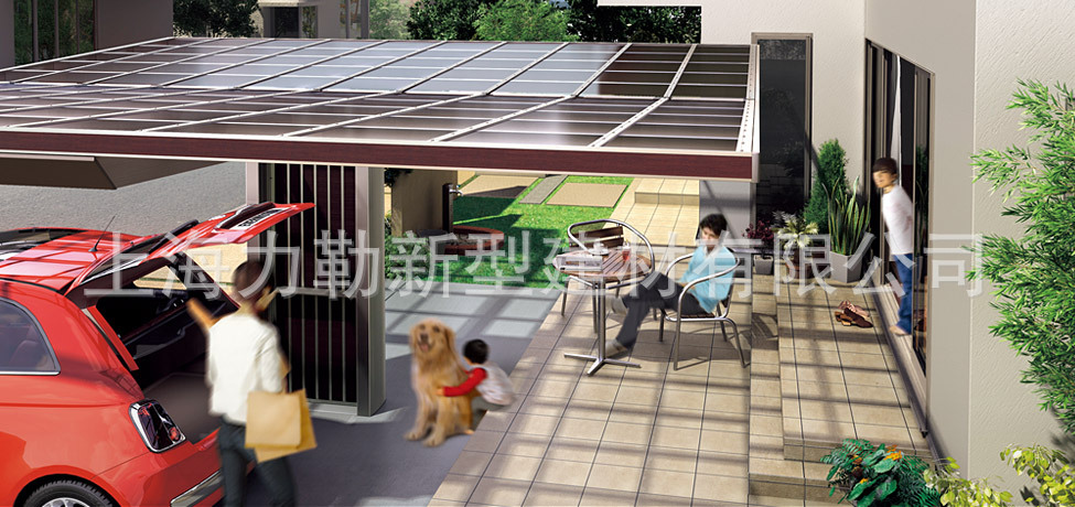 2013新款个性单体车棚2