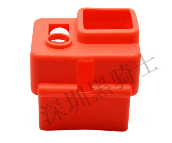 GP98 GoPro配件 Hero3+硅胶套 保护套 黑蓝绿