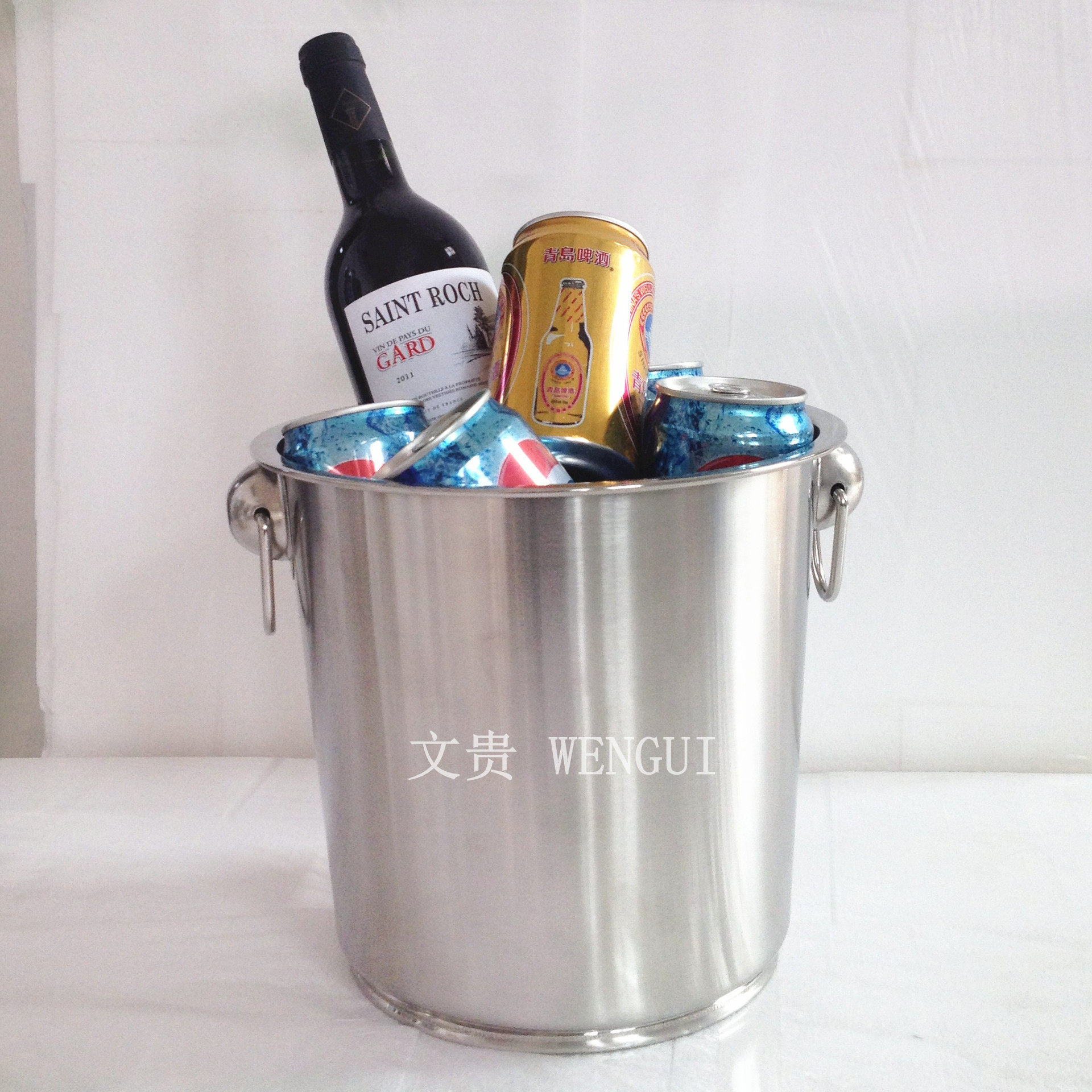 冰桶 大号中号小号香槟桶不锈钢【文贵】_冰桶,冰夹_列表网