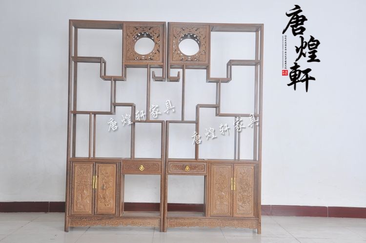 鸡翅木新式博古架 (10)
