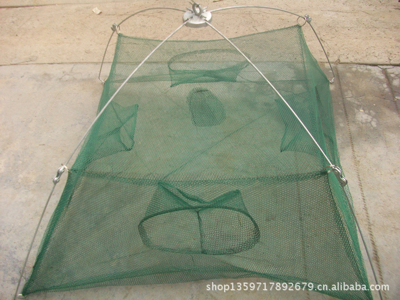 通江渔具—批发虾笼,折叠虾笼,捕虾网,搬网,提网,泥鳅笼