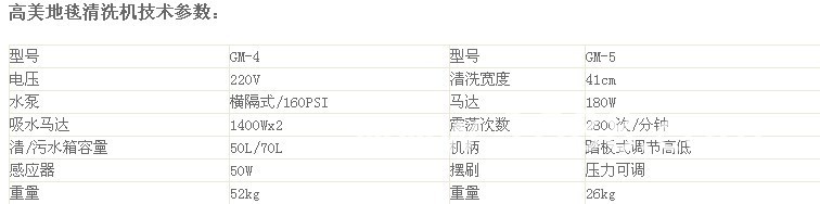 台州高美摆刷式地毯清洗机GM-45-7