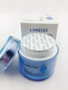 laneige/兰芝睡眠面膜80ml 锁水滋养夜间免洗 美白补水保湿抗衰老