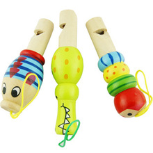 兒童玩具 1-4歲嬰兒奧爾夫樂器 動物木制口哨 寶寶益智音樂玩具