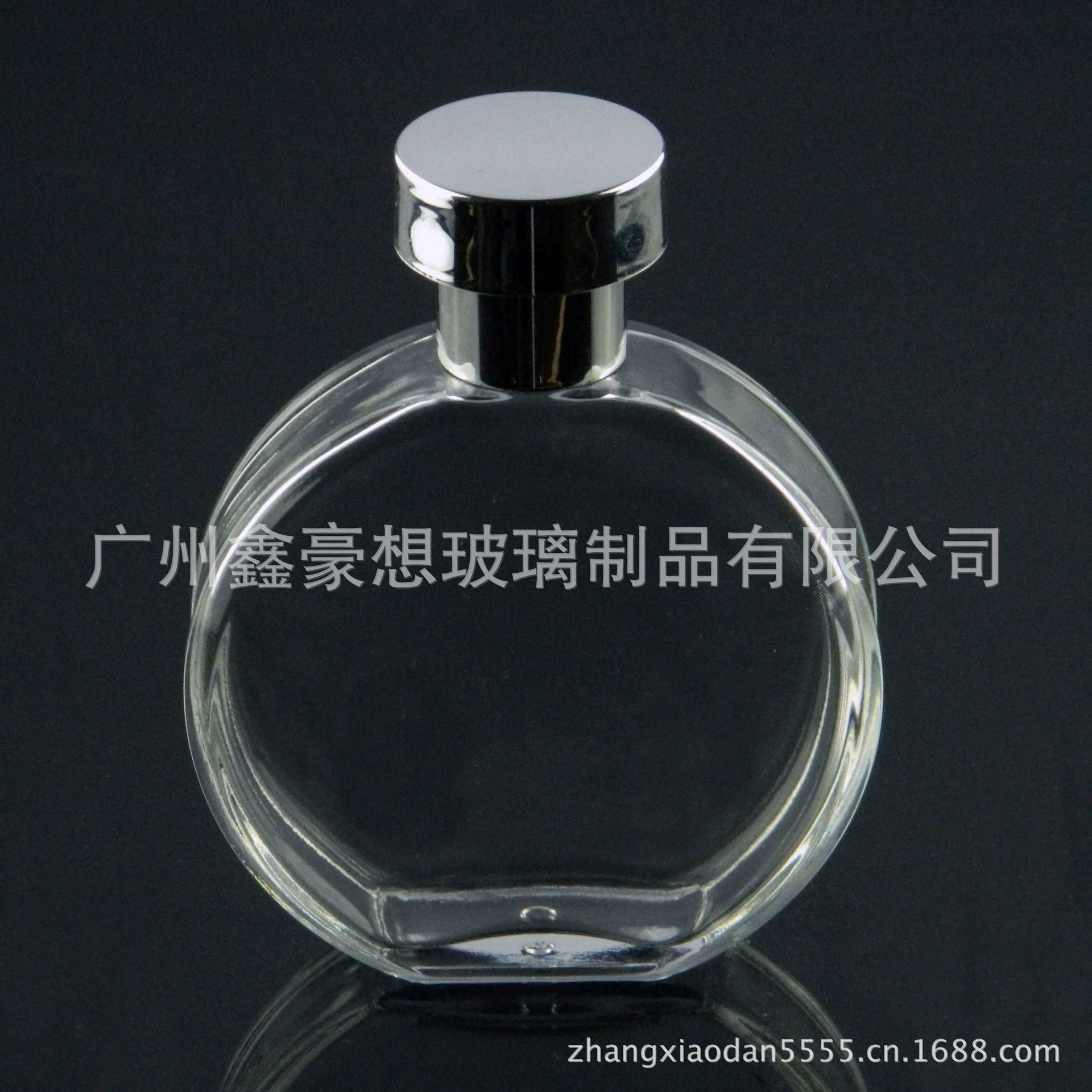 玻璃厂家直销圆形香水玻璃瓶香水瓶玻璃瓶100ml50ml30ml