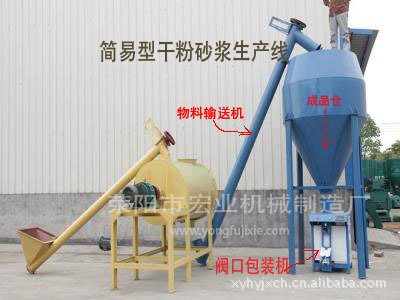 单机简易型干粉砂浆生产线