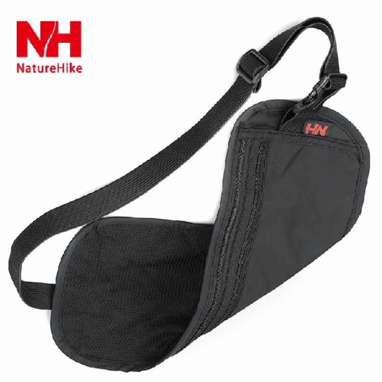 正品NatureHike,旅行贴身腰包,超薄旅游证件包,防盗隐形腰包