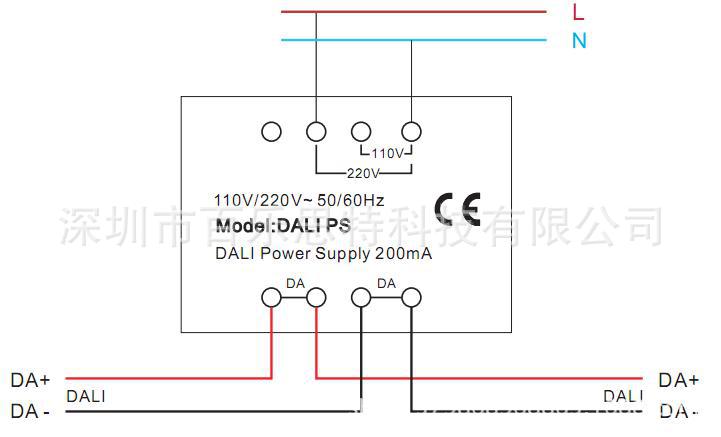 DALI PS 接线图