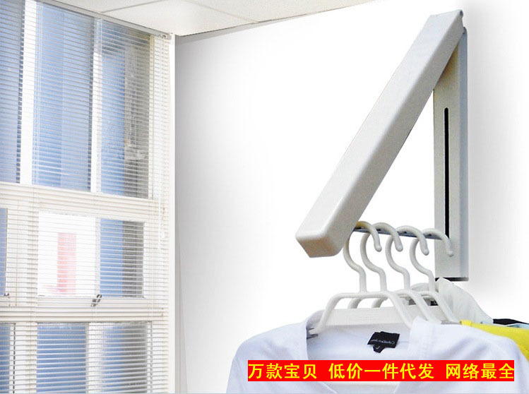 欧式墙壁挂衣架,可收缩创意折叠衣架,树脂室内晾衣架批发