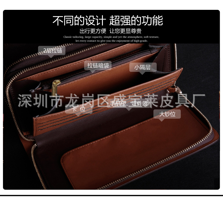 18 LVE 816151 進口牛皮男士商務休閒手包 手拿包