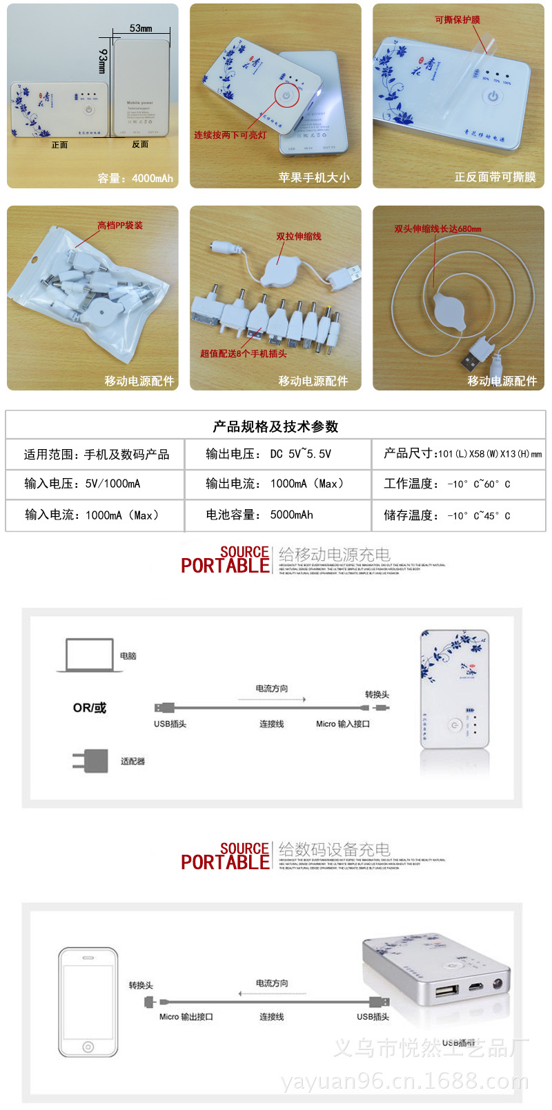 移动电源细节图