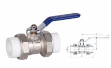 QF008 PPR双活接球阀