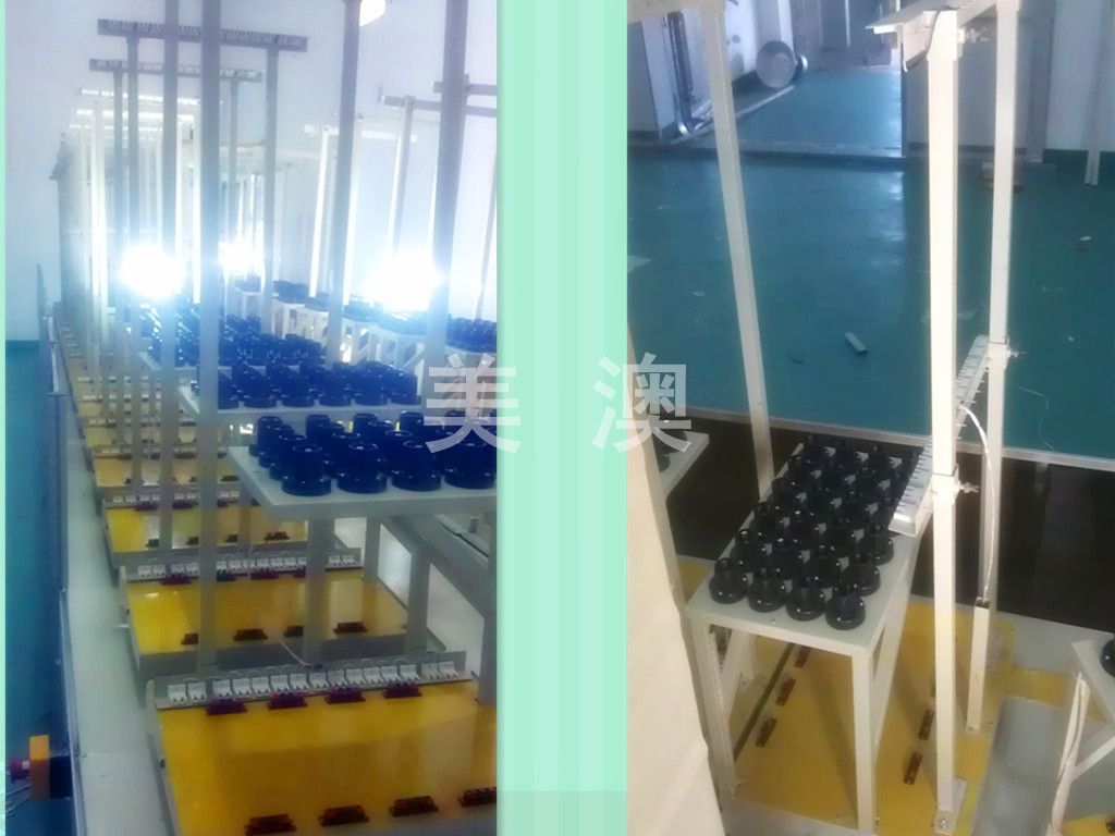 LED日光灯与天花灯、球泡灯混合立式老化线_副本