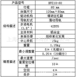 HVZ10-60参数