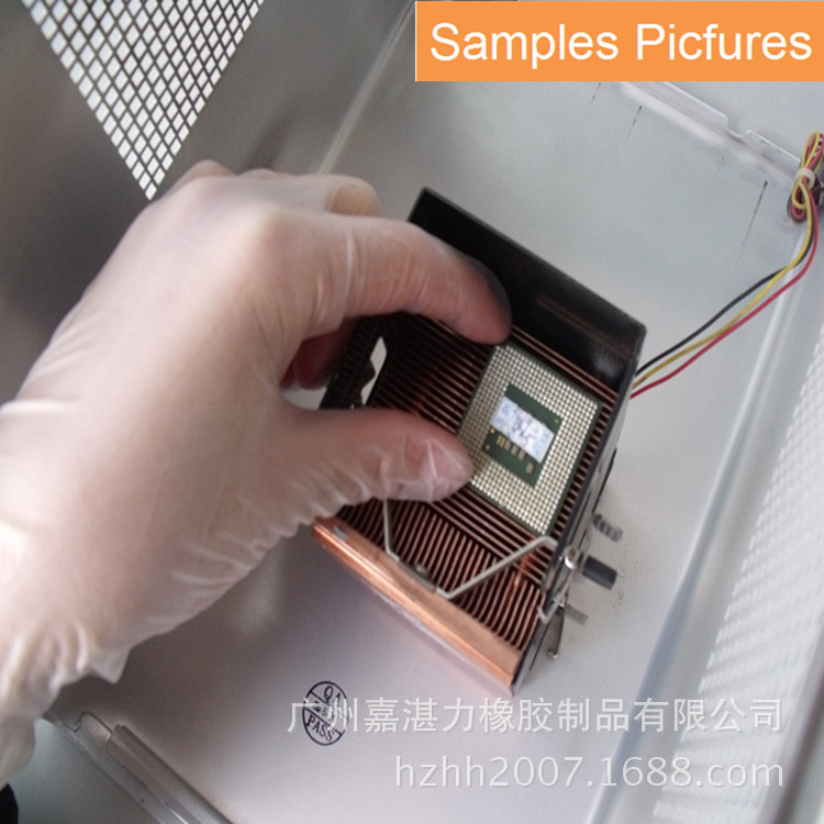 9寸无粉PVC手套12