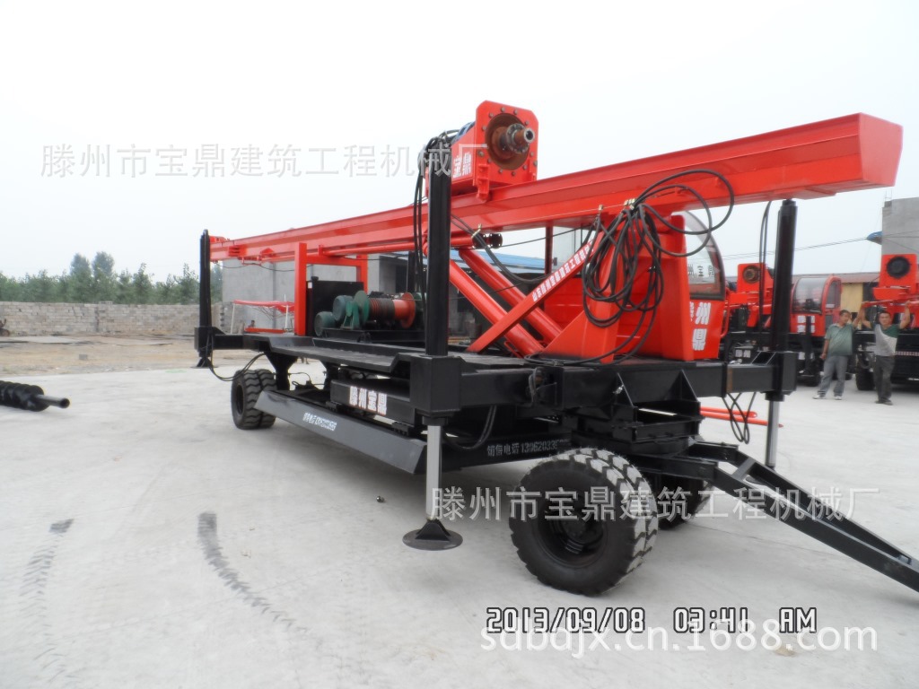 滕州宝鼎轮式步履式打桩机