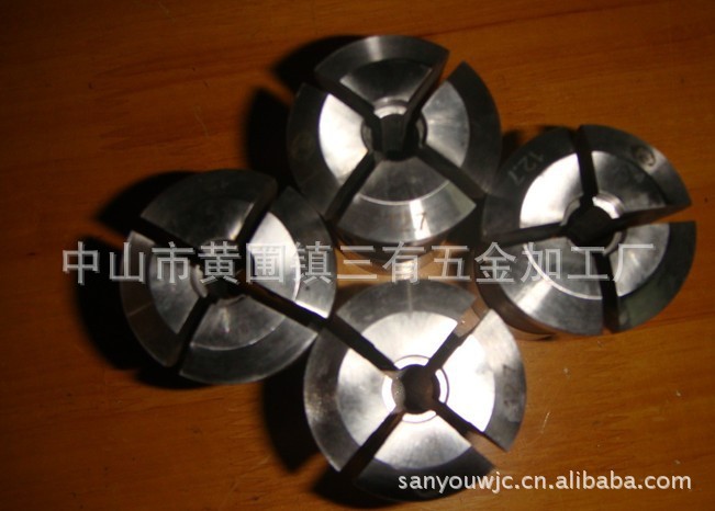 生产加工北京铣床非标弹簧钢夹头，仪表车床异形合金夹头 索咀