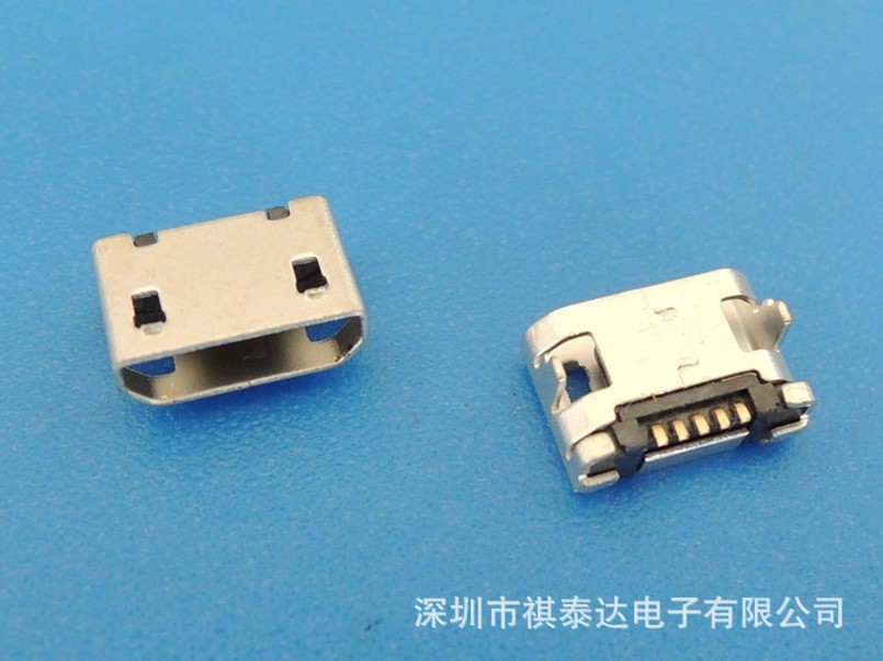 MICRO USB B型SMT7.2无卷边QTD-USB-M