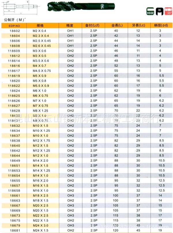 氧化处理螺旋丝攻2