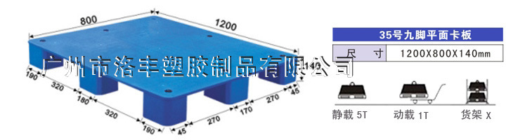 35号平板塑料卡板图片详情