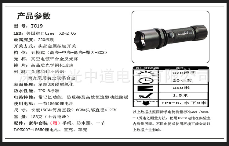 TC19产品参数