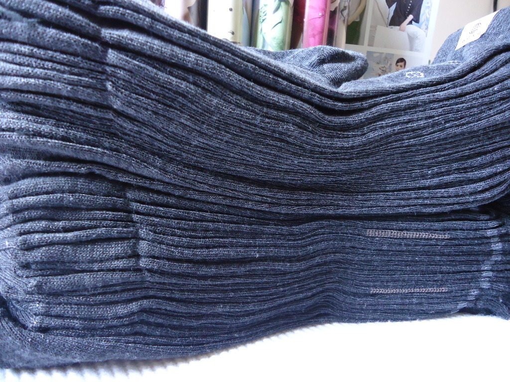  秋冬中厚保暖男士袜子 中老年商务袜 中筒袜 休闲袜详情7