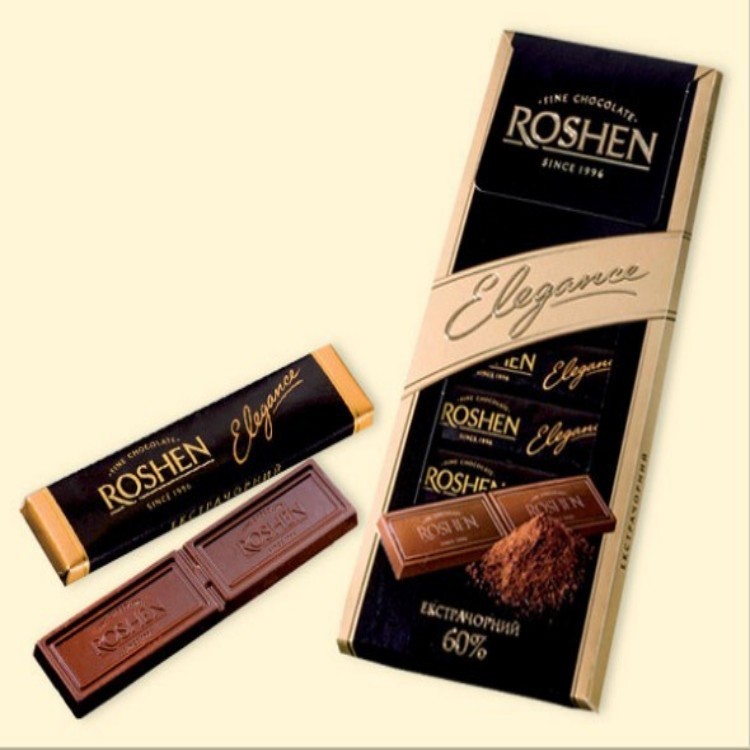 俄罗斯巧克力乌克兰ROSHEN礼盒巧克力松露巧克力可可含量60%