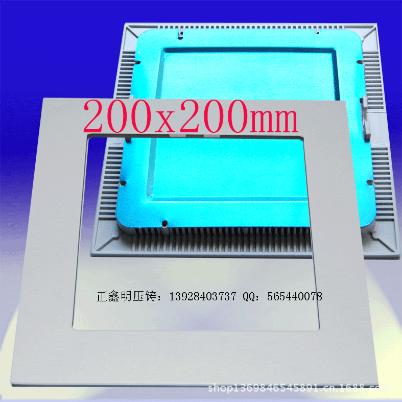 200x200mm方形面板铝板背板