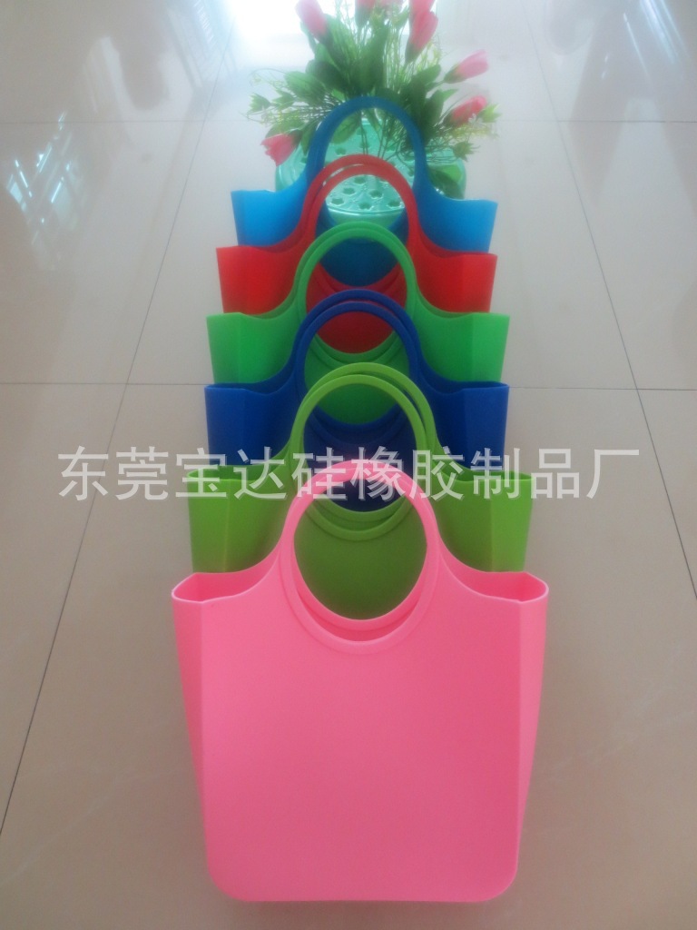 新款矽膠單肩女包 手提包