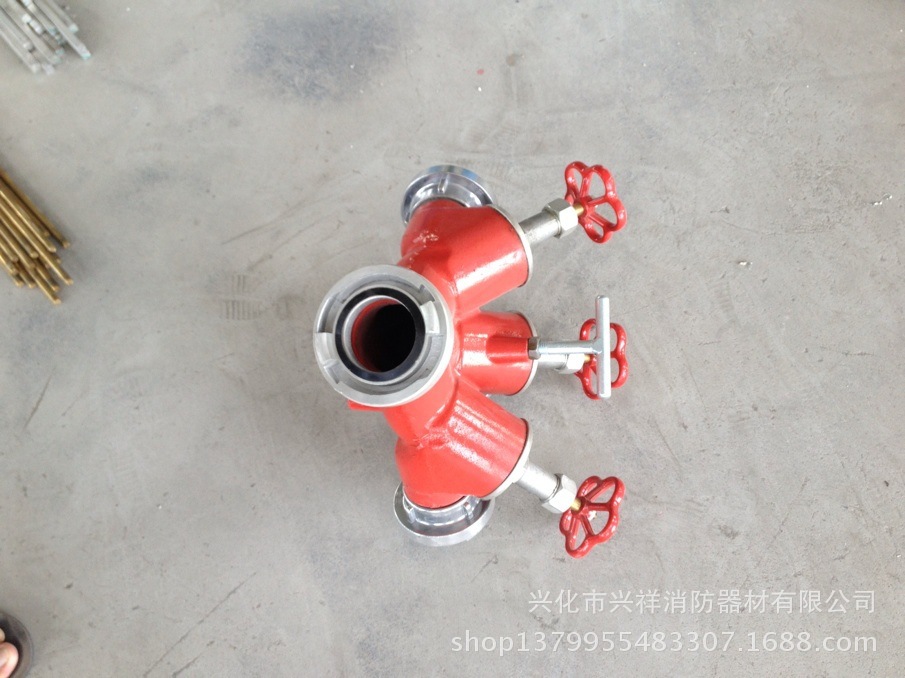 供应生产消防器材 螺旋式二,三分水器ffs80 分水器 快