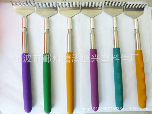 批發供應不求人抓背器 按摩器摳背器 不銹鋼五爪伸縮抓癢器