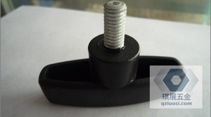 65#一字型胶头螺丝黑3