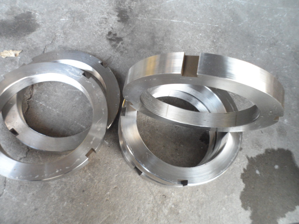 专业生产供应不锈钢开槽圆螺母，不锈钢非标螺母，来图来样加工