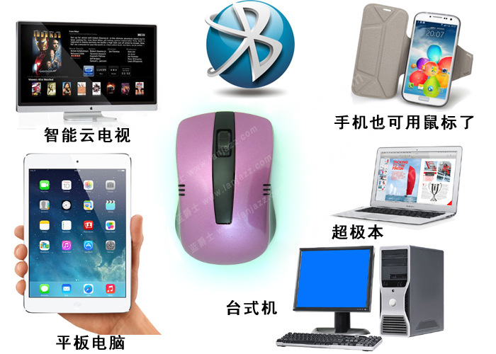 蓝爵士 s3 蓝牙无线鼠标 V3.0极速省电版