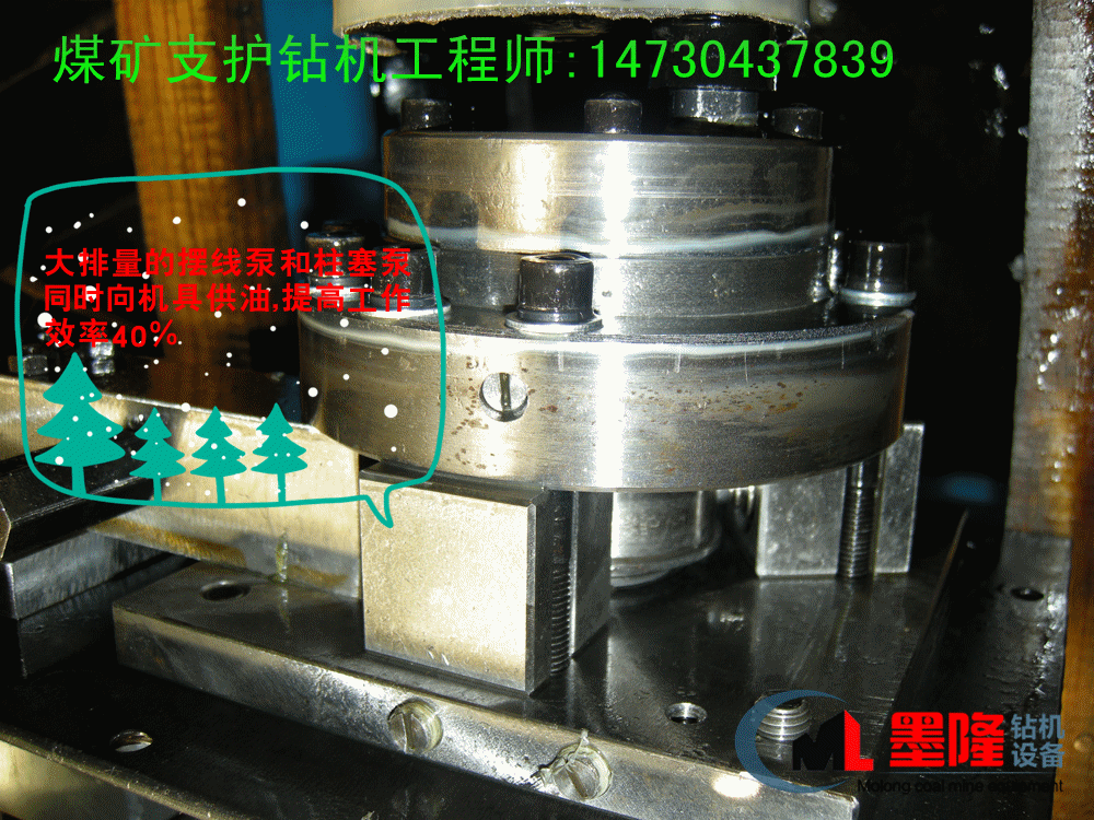 本机特点:     1,大排量的摆线泵和柱塞泵同时向机具供油,张拉