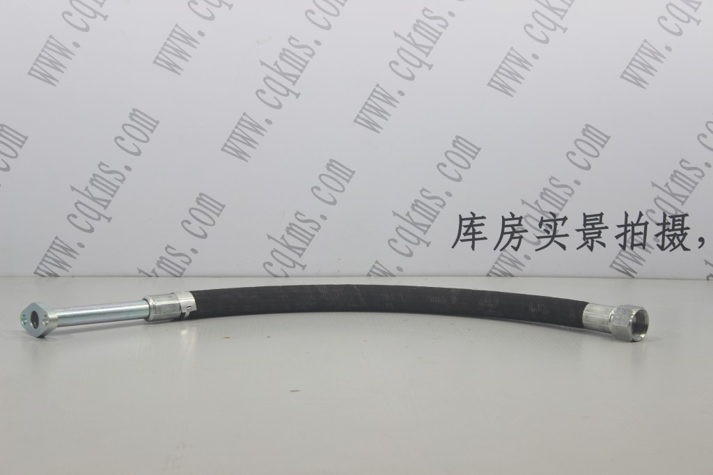kms01653-4913979-康明斯软管K19增压器回油管-参考规格长78cm,管外径3.7cm,管内径3.3cm,铁座内径2cm,边孔径1.1cm,长7cm-参考重量0.85kg-图片2