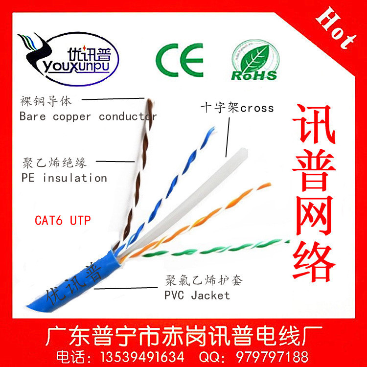 cat6 utp纯铜