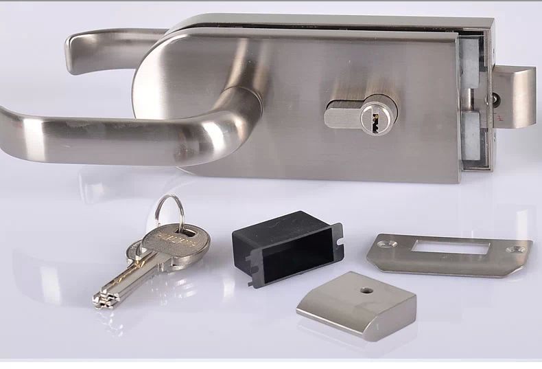 广东佛山生产厂家室内玻璃门执手锁具 玻璃门锁具 不锈钢门锁批发
