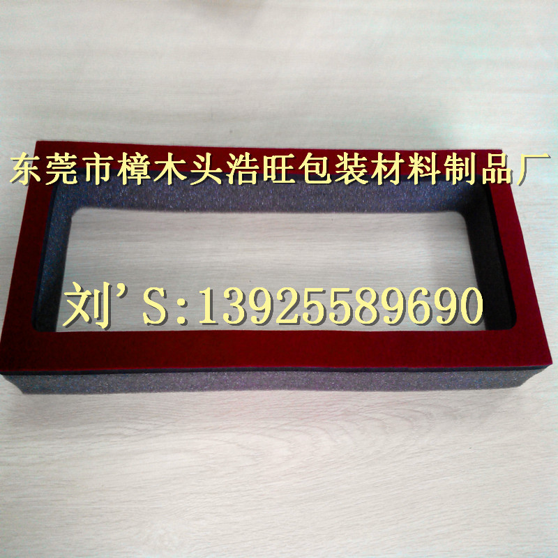 红酒包装内衬 贴绒布显高档