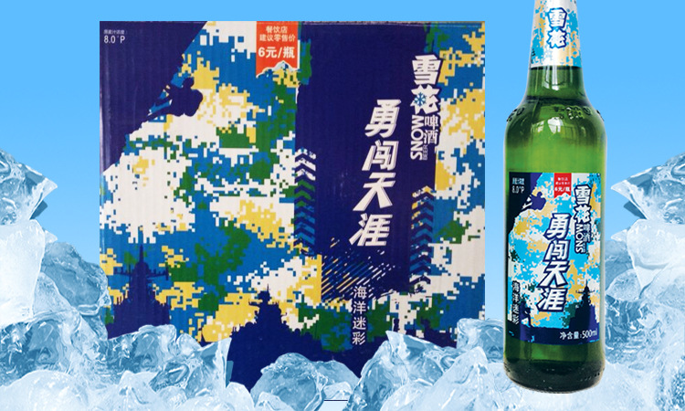 批发 华润雪花勇闯天涯瓶装啤酒500ml 畅饮一夏 8度