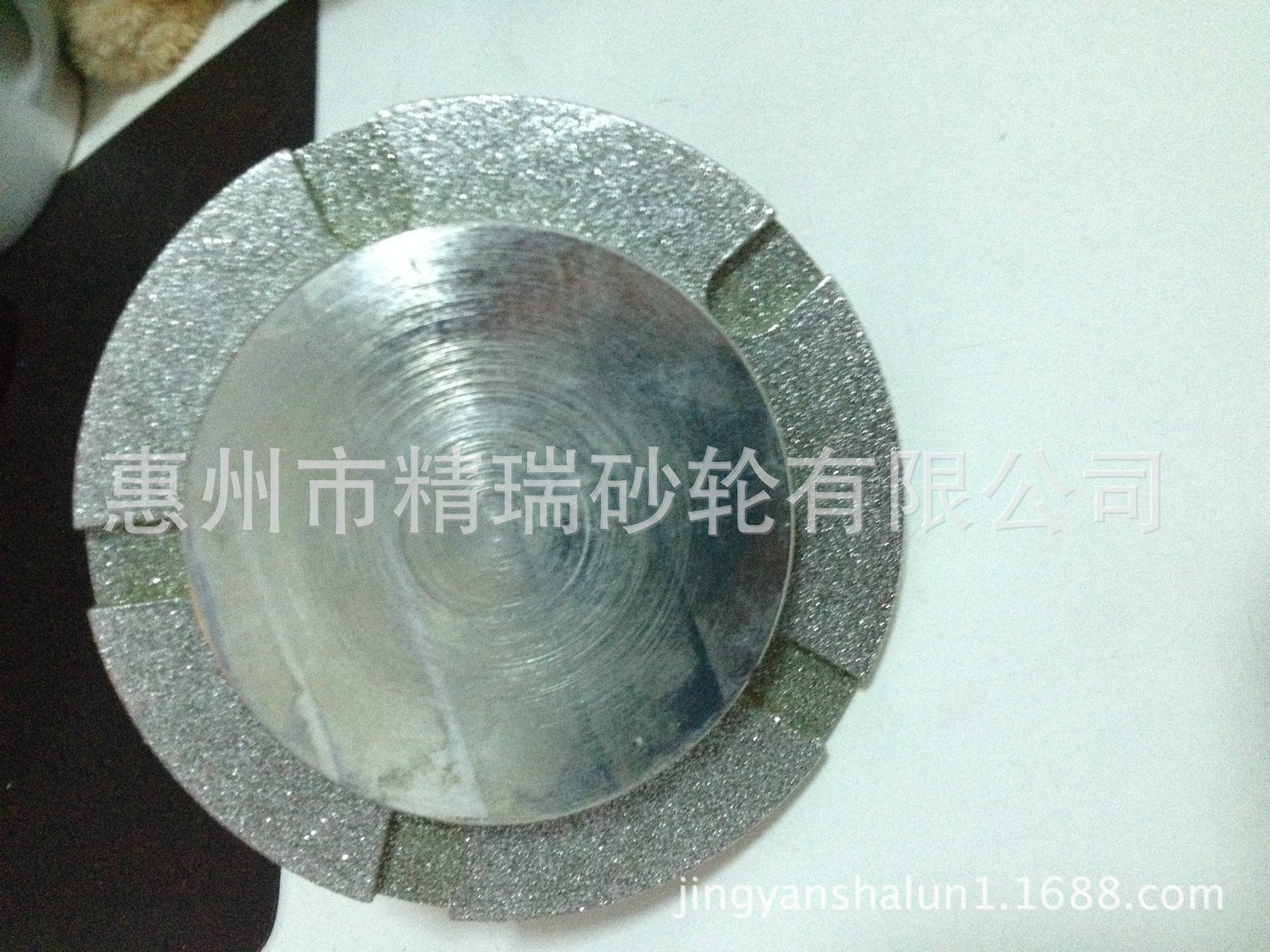 磨化妆棉金刚石砂轮,电镀金刚砂,磨粉扑形状用砂轮,金刚砂加工