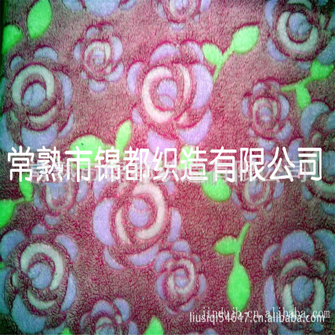 珊瑚绒 立体印花24
