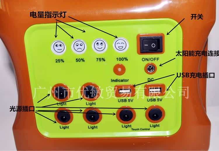 LED灯具 太阳能照明灯 家用太阳能发电系统 小型发电系统、自动供电照明灯