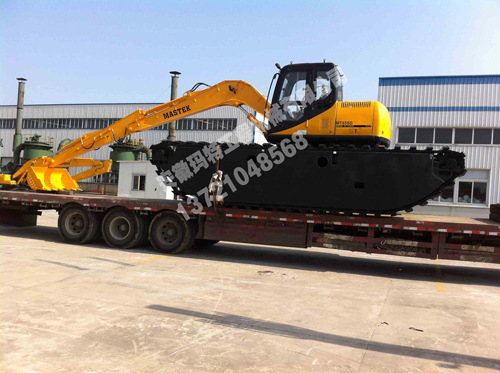 水陆两用挖掘机SC85SD 安徽玛特最小湿地挖掘机