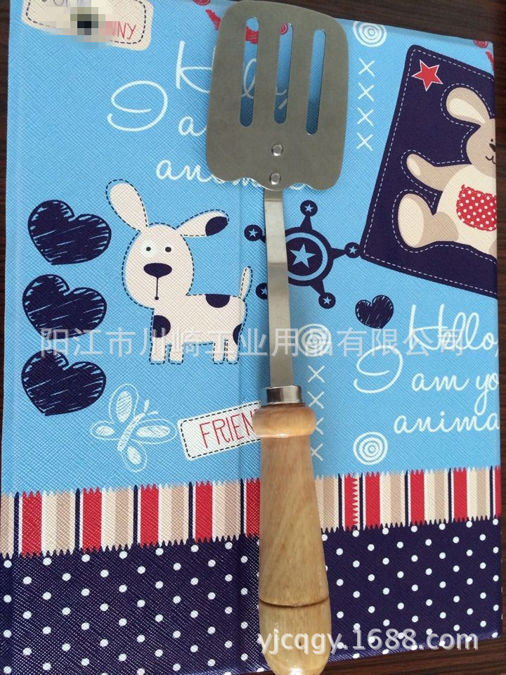 木手柄餐具小厨具14件套套装/木柄漏铲