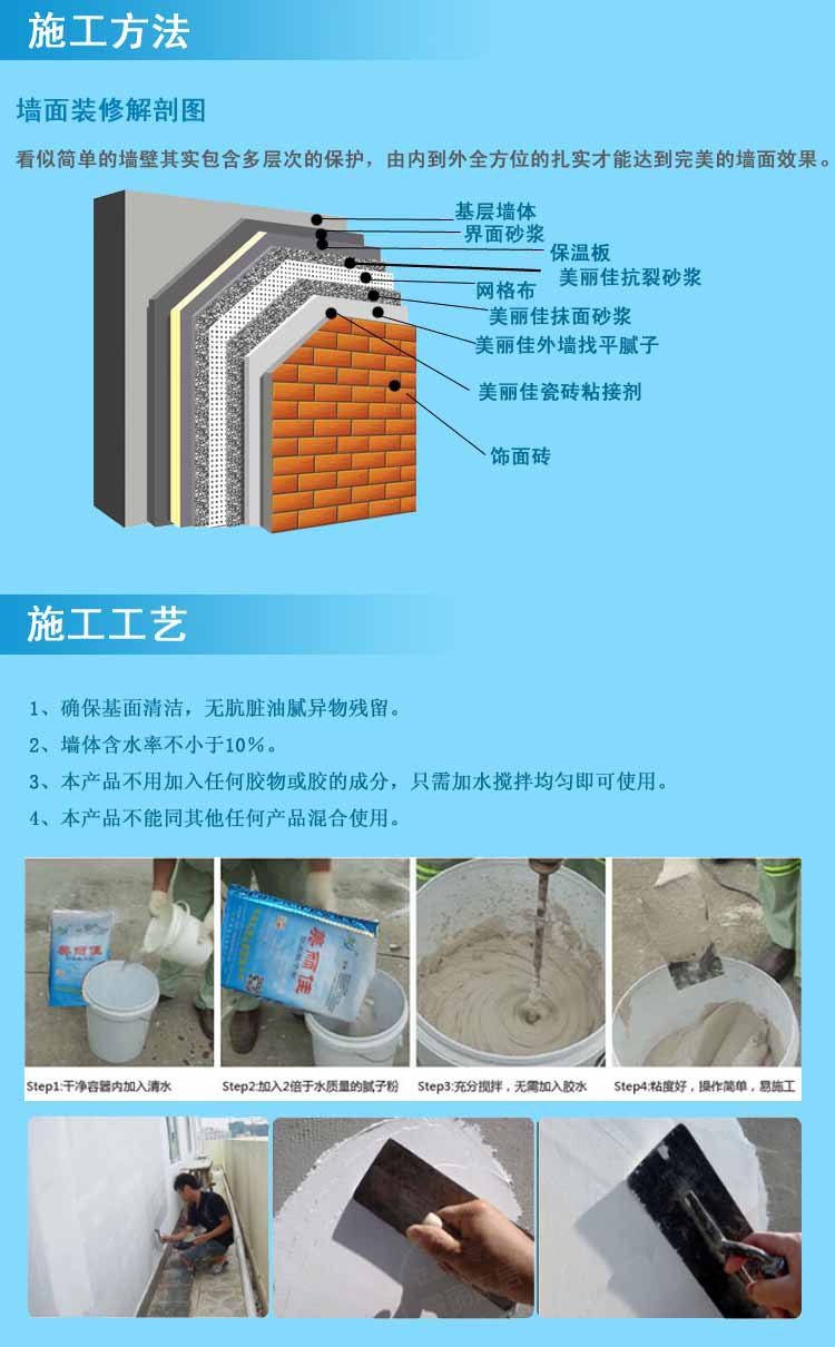 二代外墙腻子细节图8施工