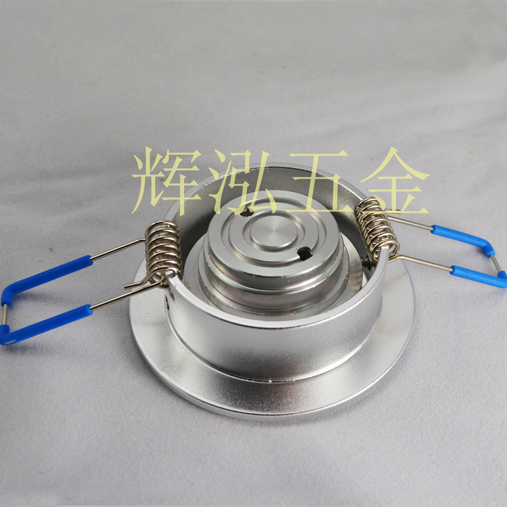 1W砂银天花灯背面