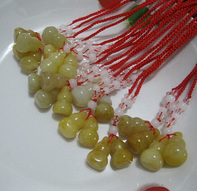 浙江金华开光纯天然冰种黄曜石葫芦貔貅吊坠一世无忧 招财转运男女款